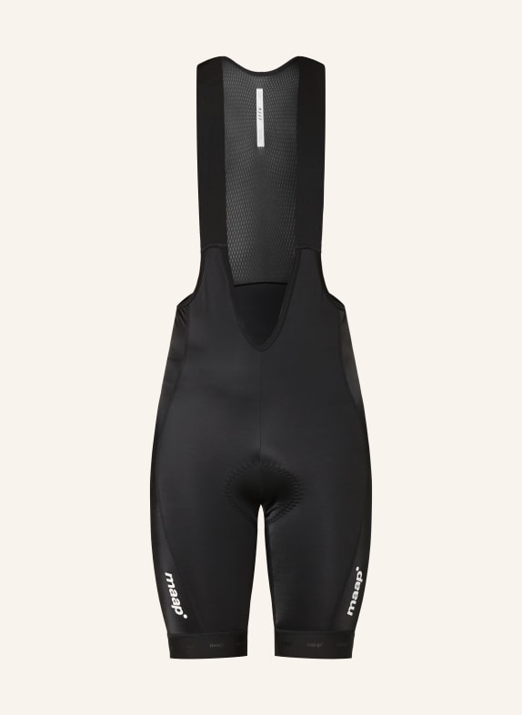 MAAP Fietsbroek TRAINING BIB 3.0 met bretels en gewatteerd inzetstuk ZWART