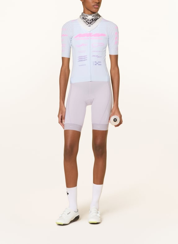 MAAP Fietsshirt BETA PRO AERO LICHTBLAUW / PAARS / NEONROZE