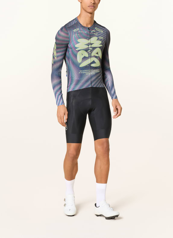MAAP Fietsshirt SPECTRUM PRO AIR LS JERSEY 3.0 LICHTGROEN / ROZE / BLAUW