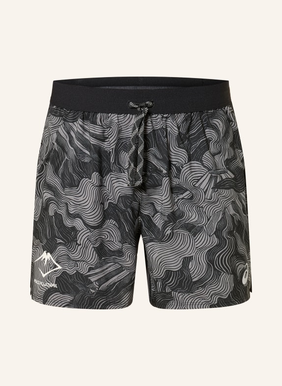 ASICS FUJITRAIL 2-in-1 Running Shorts BLACK / GRAY / WHITE