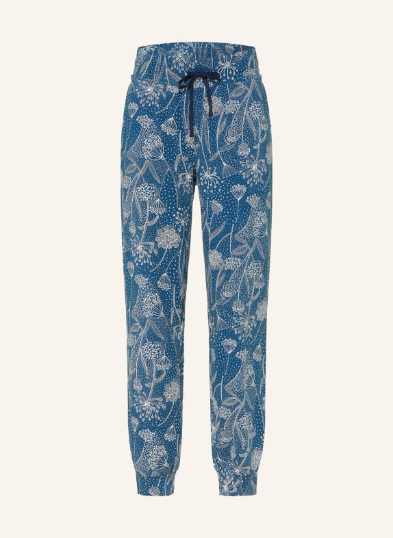 JOCKEY Pyjamasbyxor BLÅ / VIT