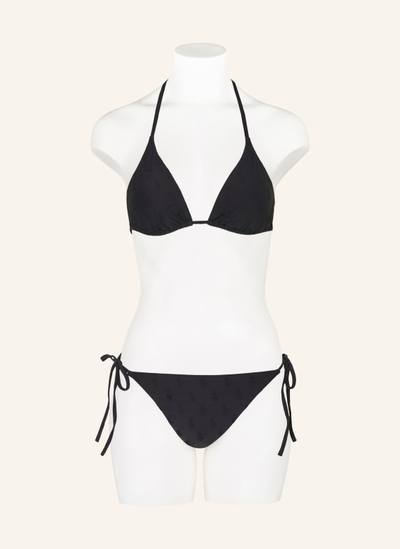 POLO RALPH LAUREN Triangel-Bikini-Hose MISSY SEPARATE SCHWARZ