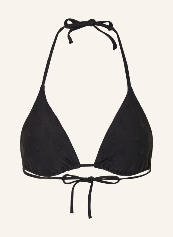 POLO RALPH LAUREN Trekants-bikini-topp SVART