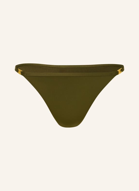 LAUREN RALPH LAUREN Triangle Bikini Bottoms BEACH CLUB SOLIDS OLIVE