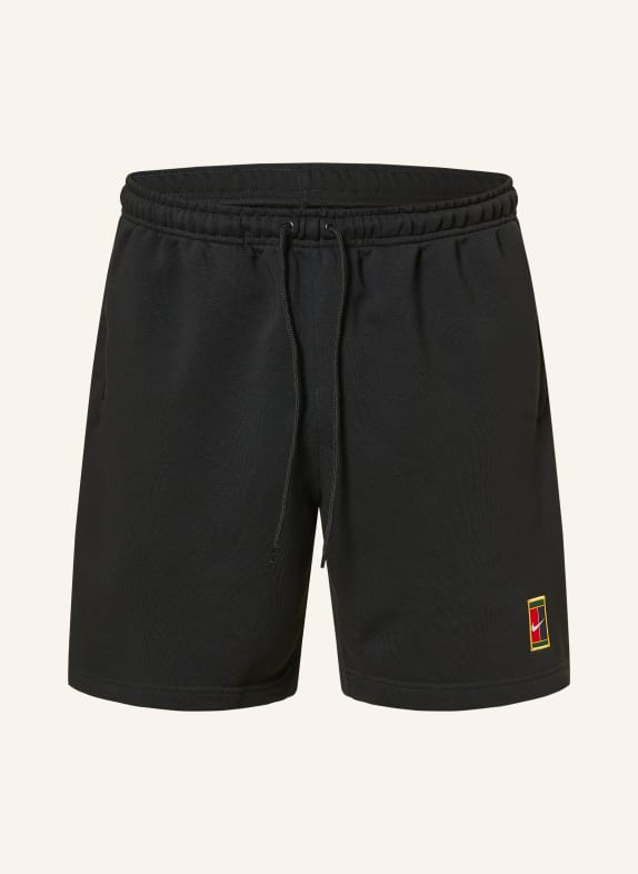 Nike Pantaloni scurți de tenis COURT HERITAGE NEGRU