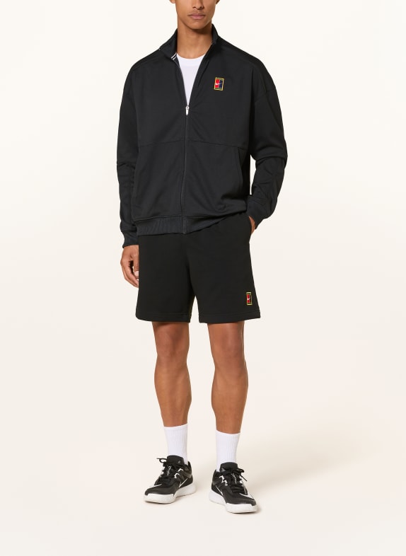Nike Tennisshort COURT HERITAGE ZWART