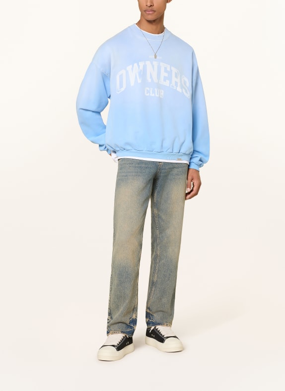REPRESENT sweatshirt LICHTBLAUW / WIT