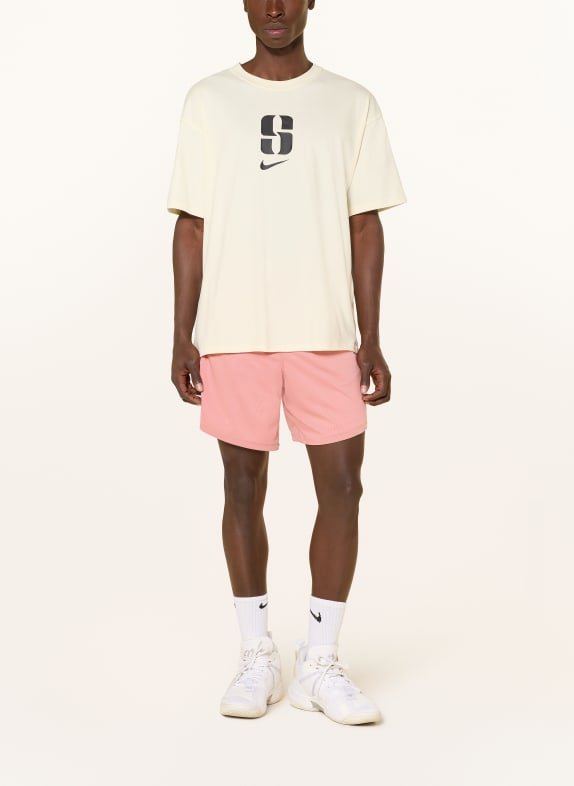 Nike 2-in-1 basketbalshort SABRINA, omkeerbaar LICHTROOD / ECRU