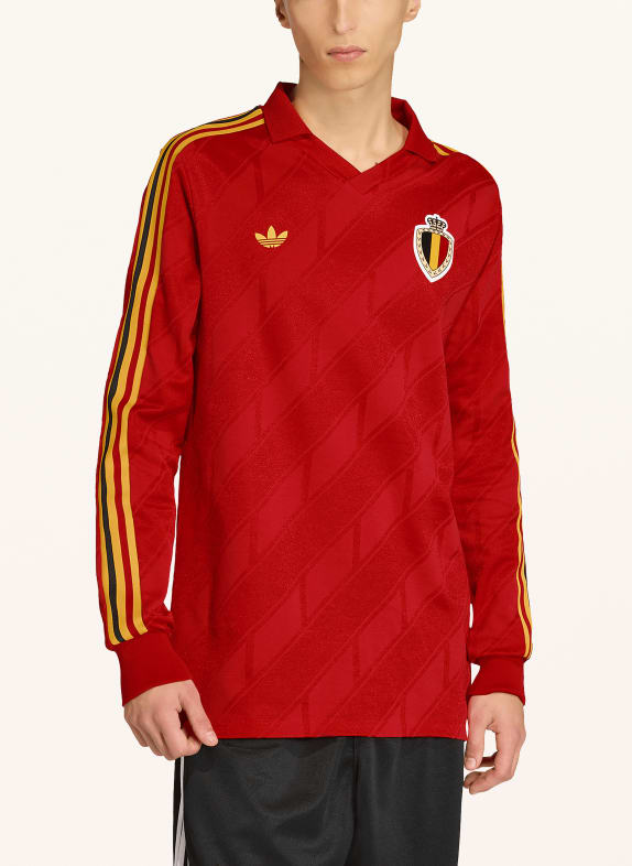 adidas Thuisshirt BELGIË 1986 ROOD / GEEL / ZWART