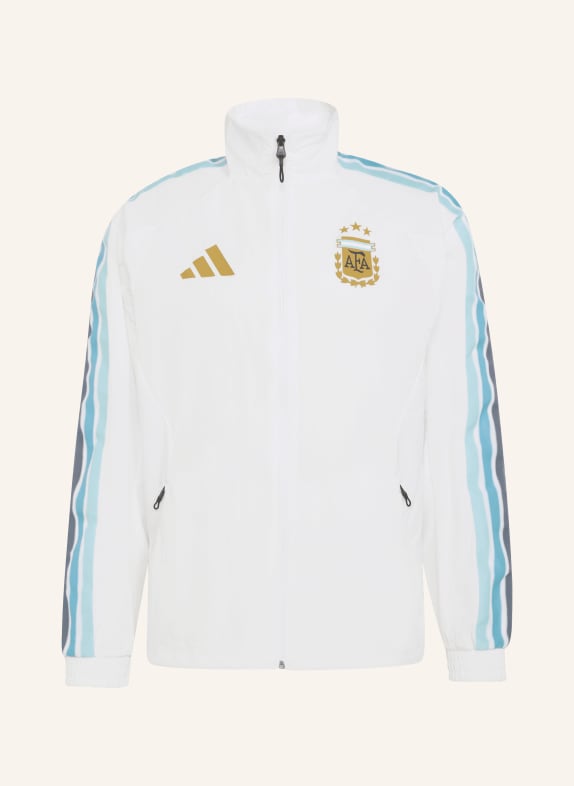 adidas ARGENTINA HOME Training Jacket WHITE / LIGHT BLUE / DARK BLUE