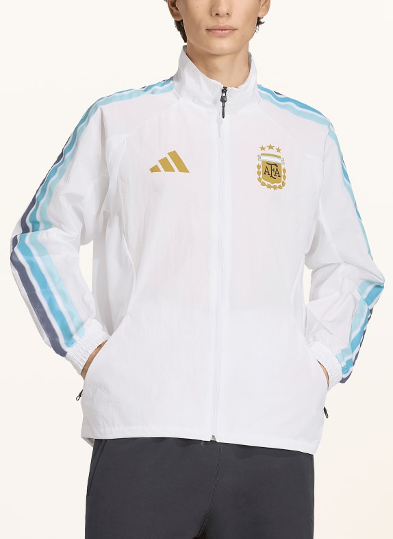 adidas Kurtka treningowa ARGENTYNA DOM BIAŁY / JASNONIEBIESKI / GRANATOWY