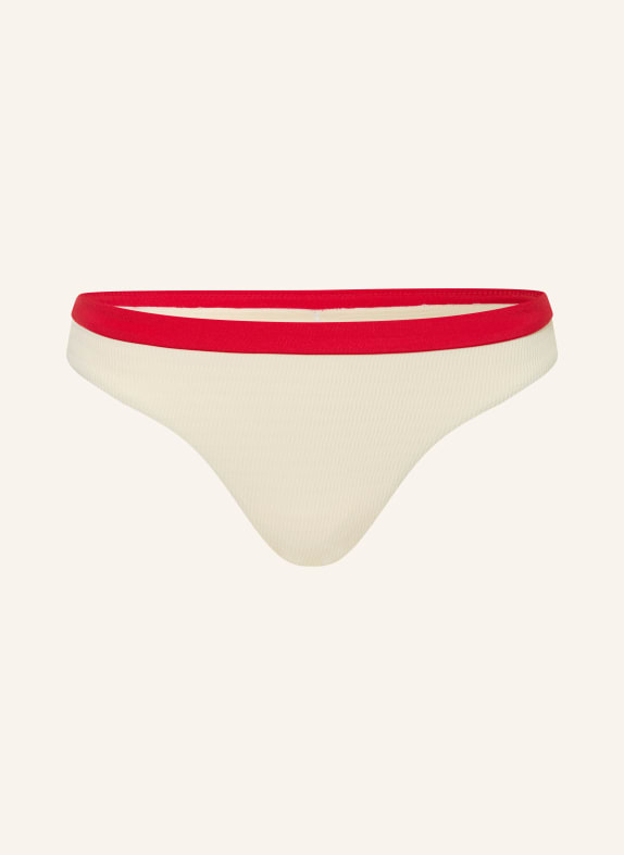 SEAFOLLY Basic-Bikini-Hose BANDWAVE ECRU / ROT