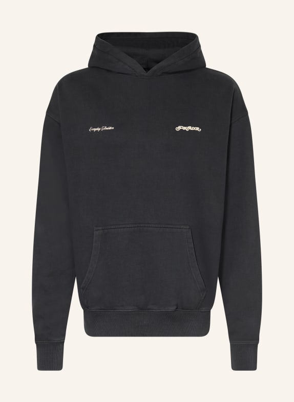 PEGADOR Oversized-Hoodie ERNEM SCHWARZ / ECRU