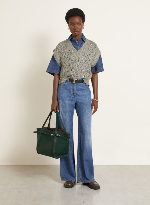TOD'S Sac cabas MEDIUM GROEN / OR