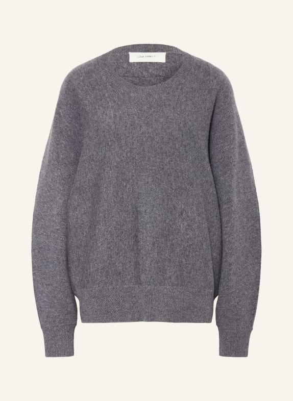 LISA YANG Cashmere-Pullover DUNKELGRAU