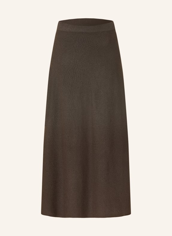 LISA YANG Knit skirt TORIE in cashmere KHAKI