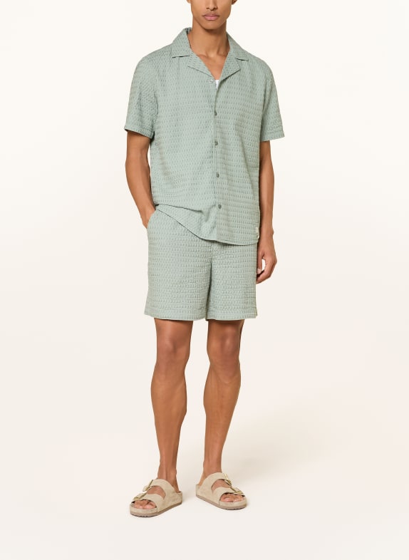 NOWADAYS Resorthemd Comfort Fit HELLGRÜN