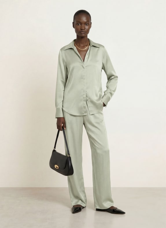 Calvin Klein Satijnen blouse MINT