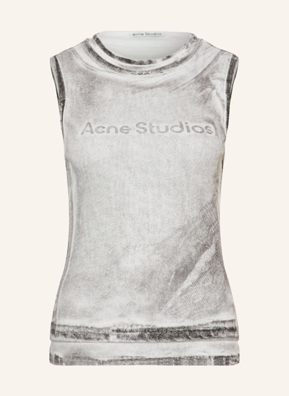 Acne Studios Top ALB / GRI / NEGRU
