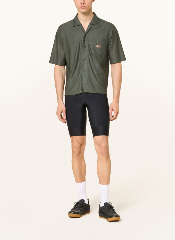CAFÉ DU CYCLISTE Letní košile GLADYS Relaxed Fit ze síťoviny KHAKI