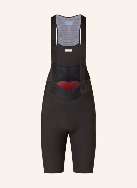 CAFÉ DU CYCLISTE Radhose FREIDA mit Trägern und gepolstertem Einsatz SCHWARZ
