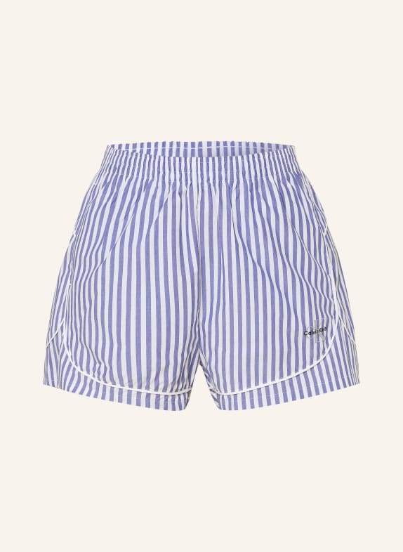 Calvin Klein Pantaloni scurți de dormit ALBASTRU / ALB
