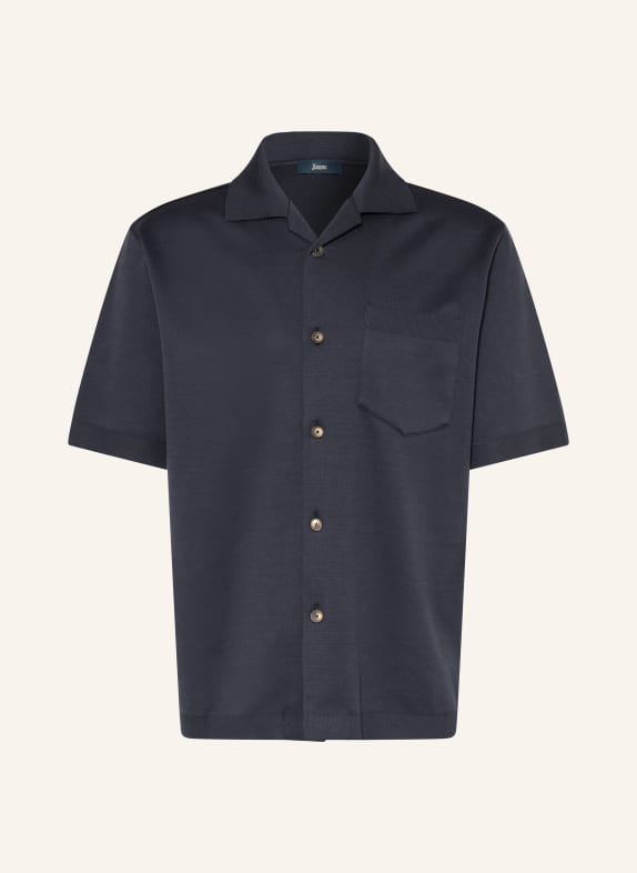 HERNO Resorthemd Comfort Fit DUNKELBLAU
