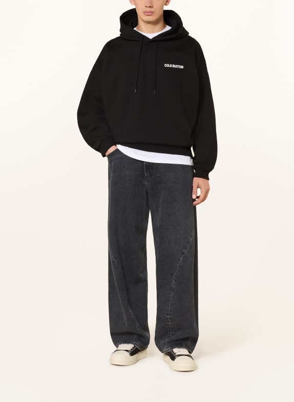 COLE BUXTON Hoodie ZWART / WIT