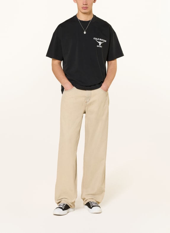COLE BUXTON T-shirt LONGHORN ZWART