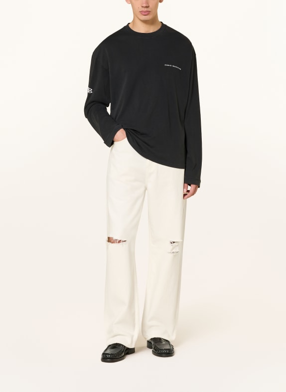 COLE BUXTON T-shirt met lange mouwen CB SURF ZWART
