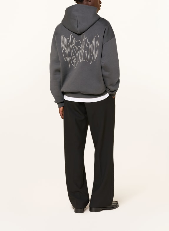 WRSTBHVR Hoodie MICAH DONKERGRIJS