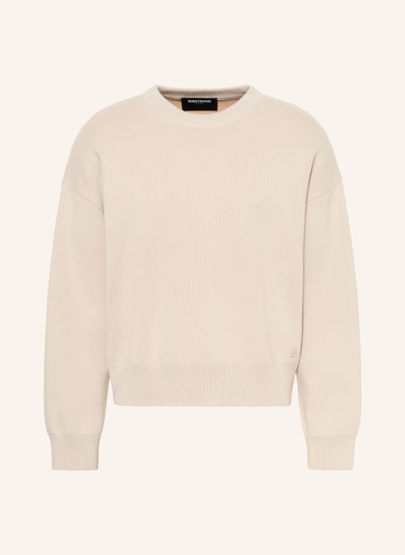 WRSTBHVR GARM Sweater ECRU / LIGHT ORANGE