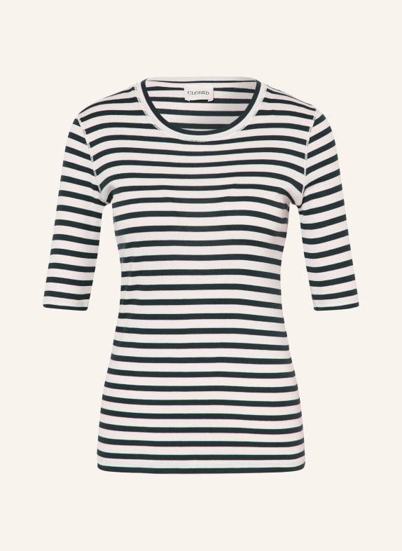 CLOSED T-shirt DONKERBLAUW / WIT