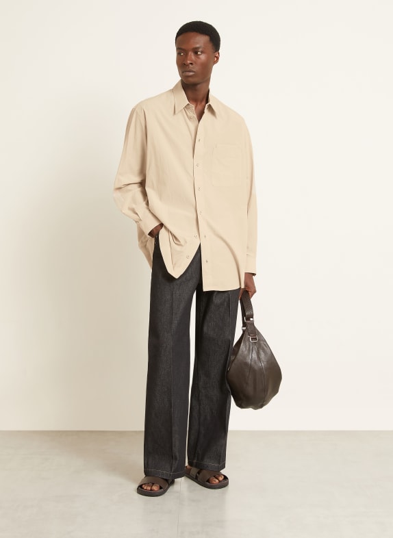 LEMAIRE Overhemd Comfort Fit BEIGE