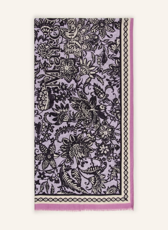 Marc O'Polo Scarf ECRU / PURPLE / BLACK