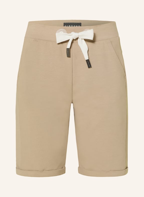 ELBSAND Sweat shorts BRINJANA CAMEL