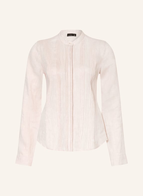 van Laack Linen blouse VL-IKEM-SVPBK with gemstones BEIGE