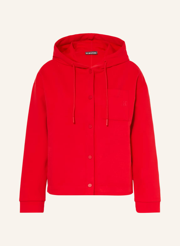 ELBSAND Sweatjacke TARJA ROT