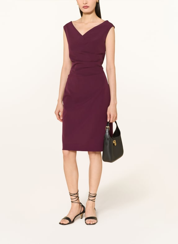 Vera Mont robe fourreau ROUGE FONCÉ