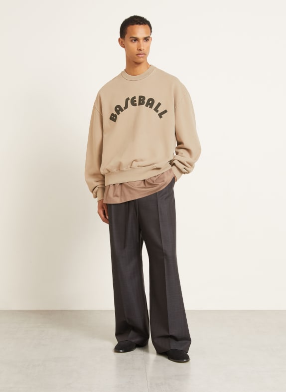 FEAR OF GOD Sweatshirt BEIGE / ZWART