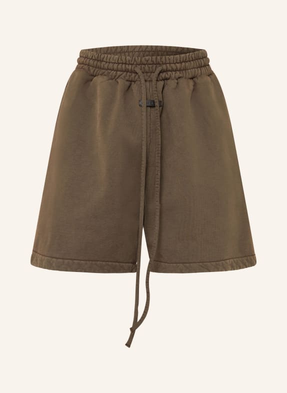 FEAR OF GOD Šortky ze svetru Classic Fit HNĚDÁ