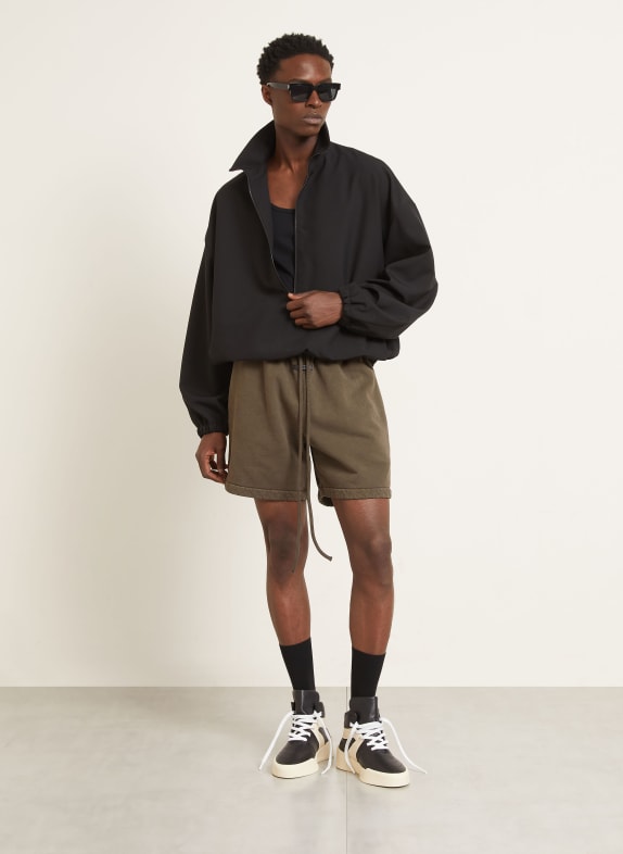 FEAR OF GOD Šortky ze svetru Classic Fit HNĚDÁ