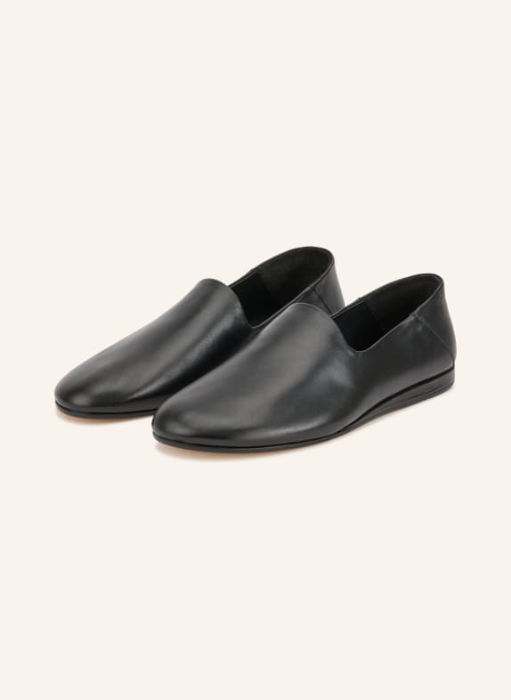 JACQUEMUS Mocassins LES PANTOUFLES avec découpes NOIR
