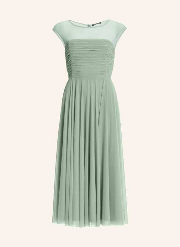 SWING Cocktailkleid aus Mesh HELLGRÜN
