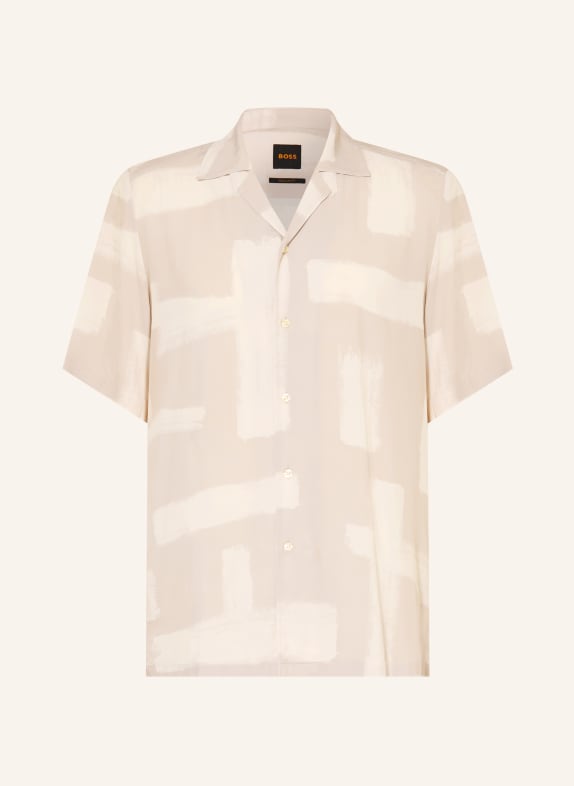 BOSS Resorthemd RAYER Comfort Fit TAUPE / ECRU