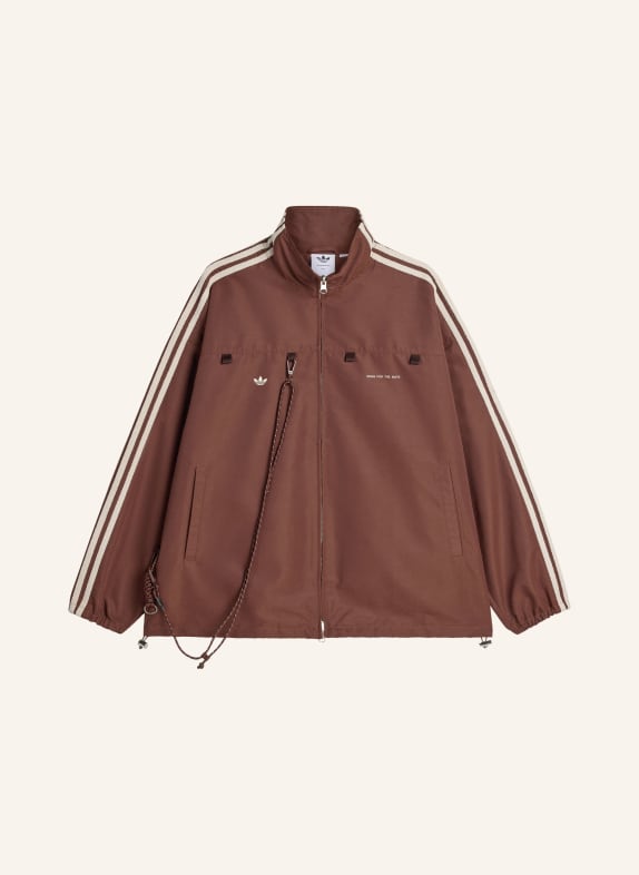 adidas Originals Jacke SFTM007 DUNKELBRAUN / CREME / GELB