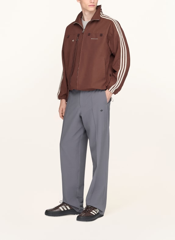 adidas Originals Jas SFTM007 MARRON FONCÉ / CRÈME / GEEL