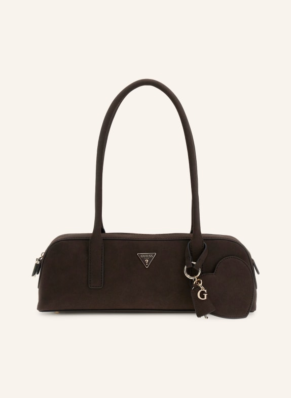 GUESS Schultertasche ISOBEL DUNKELBRAUN