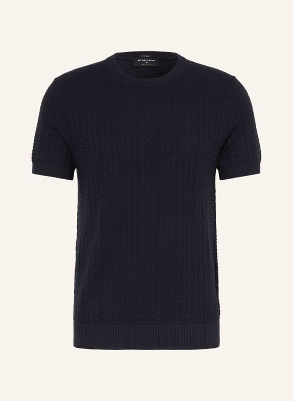 STRELLSON Strickshirt ROBAS DUNKELBLAU