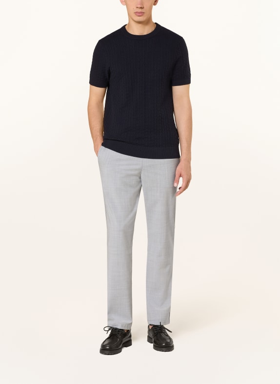 STRELLSON Gebreid shirt ROBAS DONKERBLAUW